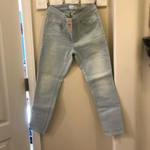 Loft Split Hem Modern Skinny Jeans